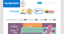 Desktop Screenshot of gandhiwalk.org.za